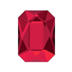 Стразы клеевые Swarovski цветные, 14*10 мм, кристалл, 6 шт, в пакете, багряный