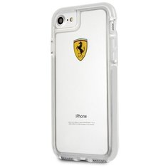 Чехол Ferrari для iPhone 7/8 Shockproof Hard PC Transparent