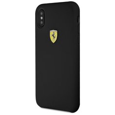 Чехол Ferrari для iPhone X/XS On-Track SF Silicone case Hard TPU Black