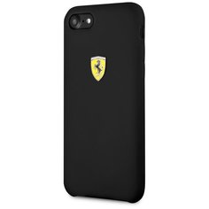 Чехол Ferrari для iPhone 7/8 On-track SF Silicone case Hard TPU Black