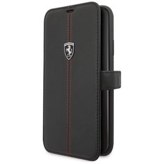 Чехол Ferrari для iPhone 11 Pro Max Heritage W Booktype Leather Black