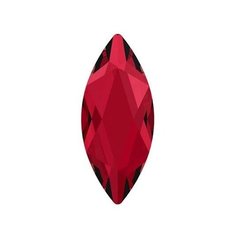 Стразы неклеевые Swarovski цветные, 14*6 мм, кристалл, 6 шт, в пакете, багряный