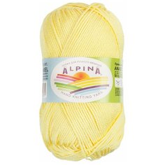 Набор пряжи Alpina "Anabel", хлопок, 10*50 г, 120 м+/-6 м, №177 светлый желтый