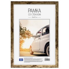 Рамка пластиковая 21*30см, OfficeSpace, №6/1, античное золото