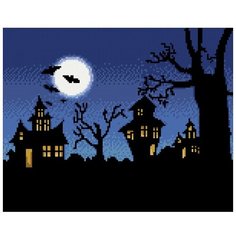 Алмазная мозаика Паутинка Ночь, 35*28 см (ПАУ.М404)