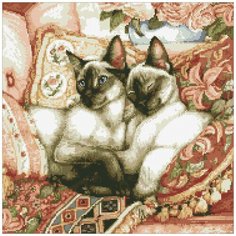 Алмазная мозаика Паутинка Сладкая парочка, 43*43 см (ПАУ.М324)