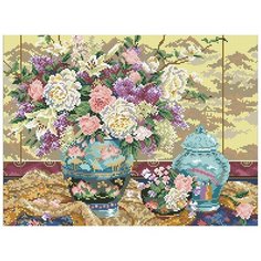 Алмазная мозаика Паутинка Китайский букет, 45*35 см (ПАУ.М244)