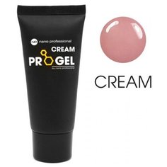Гель Nano Professional Progel полиакриловый для моделирования, 30 мл cream