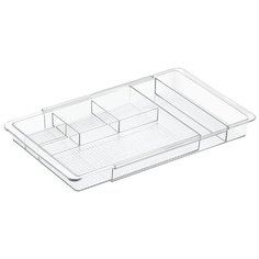 Органайзер-поднос Clarity раздвижной для косметики, канцелярии 7 секционный Inter Design