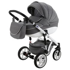 Универсальная коляска BeBe-Mobile Fabiola (2 в 1), BF-1, цвет шасси: белый