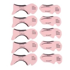 Набор трафаретов для макияжа глаз, 10 штук Beauty Concept