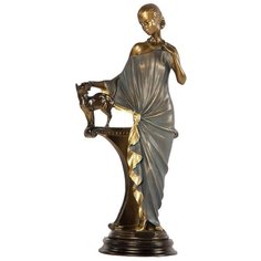 Статуэтка BOGACHO Девушка с кошкой