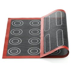 Всё для выпечки Silikomart Коврик для выпечки Eclair & Choux 30 х 40 см двусторонний силиконовый / Silikomart