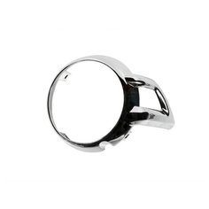 Рамка противотуманки левая хром asx Sailing