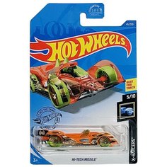 Hot Wheels Базовая машинка Hi-Tech Missile, оранжевая