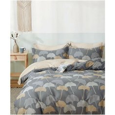 Постельное белье Розовые сны, 1,5спальный с простыней на резинке 140*200, сатин, с навлочками 70x70, СК-253-70-70-140р-1,5сп