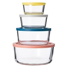 Smart Solutions Набор контейнеров 4 шт, JV501RD, мультиколор