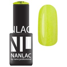 Гель-лак для ногтей Nano Professional Мерцающая эмаль, 6 мл, NL 2123 мадагаскарская ваниль
