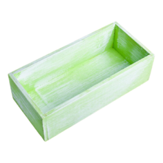 Кашпо Дарим красиво Элегант 30х14х9 см зеленый