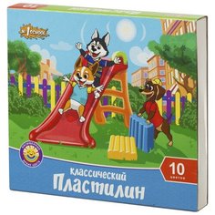 Пластилин №1 School Шустрики 10цв 200г, 4 уп