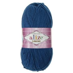 Пряжа ALIZE "Cotton Gold", 55% хлопок, 45% акрил, 330 м*100 г, 279 джинс