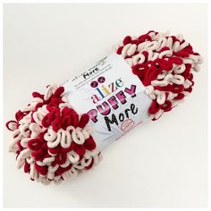 Пряжа ALIZE "Puffy more", 100% микрополиэстер, 11,5 м*150 г, 6271