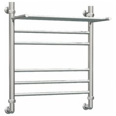 Водяной полотенцесушитель Роснерж Прямая L107110 60x40 с полкой групповой