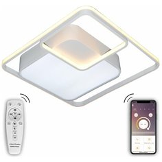 Светодиодная люстра - светильник 120W 81038/6C Natali Kovaltseva Поддержка управления со смартфона или планшета