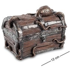 Шкатулка в стиле Стимпанк Осьминог и сундук WS-283 113-904147 Veronese