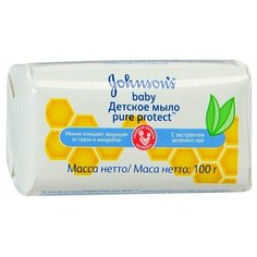 Johnsons Baby Pure Protect Мыло, 100 мл