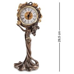 Часы Девушка и лотосы WS-687/ 2 113-903809 Veronese