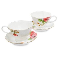 Чайный набор на 2 перс. Золотая Роза Рафаэлло JS-14 113-451585 Pavone
