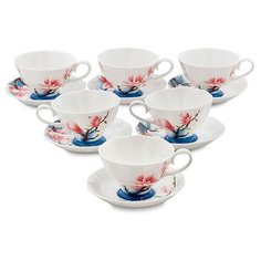 Чайный набор на 6 перс. Цветущая сакура JS-03 113-451574 Pavone