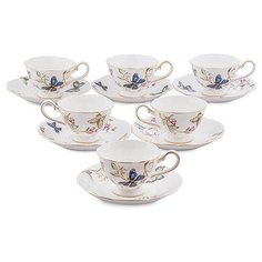 Чайный набор на 6 перс.Райский уголок JK- 47 113-451425 Pavone