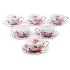 Чайный набор на 6 перс. Фиор Элеганта AS-69 113-451666 Pavone