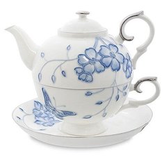 Чайный набор Голубая бабочка JS-33 113-451604 Pavone