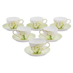 Чайный набор на 6 перс. Калла (Calla Charme Pavone) JK- 74 113-451452
