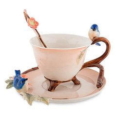 Чайная пара Голубые птицы FM-80/ 2 113-106747 Pavone