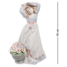 Фигурка Девочка с корзинкой CMS-20/ 9 113-103415 Pavone