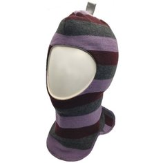 Шапка-шлем Kivat размер 3, бордовый/сиреневый/серый