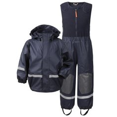 Комплект с полукомбинезоном Didriksons 503408 размер 90, синий