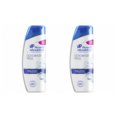 Head & Shoulders шампунь и бальзам-ополаскиватель против перхоти 2в1 Основной уход для нормальных волос, 400 мл., 2 шт.