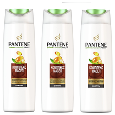 Pantene шампунь Слияние с природой Комплекс масел. 400 мл., 3 шт.