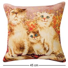 Подушка гобеленовая Семья 45х45 ANG-824/1 113-503885 Artangels