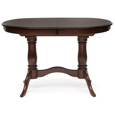 Стол кухонный TetChair Eva EV-T4EX, раскладной, ДхШ: 120 х 80 см, длина в разложенном виде: 159 см, tobacco