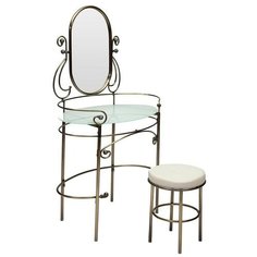 Столик туалетный TetChair Albert, ДхШ: 81 х 41 см, antique brass