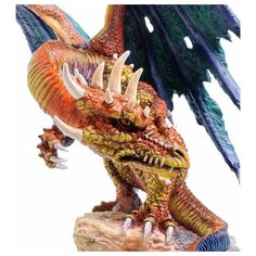 Статуэтка Дракон и воин - храбрость неуместна WS-267 113-904530 Veronese