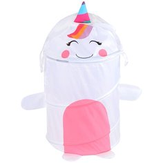 Корзина для детских игрушек "Единорожек", размер в игровом виде 35х35х63 cм, ПЭ Джамбо Тойз