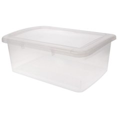 Ящик для хранения BranQ Laconic 7 л 350х235х147 мм прозрачный