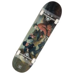 Скейтборд ЮНИОН Gentlemens, 31.88x8.25, черный/коричневый